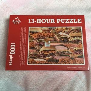 ARBY'S 13-Hour Puzzle 1000 Pieces NEW Complete Sealed Dated 2020